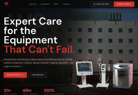 AMS ophthalmic equipment operation