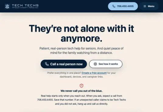 Tech Techs technology support website